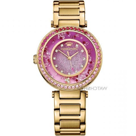 JUICY COUTURE LADIES’ CALI WATCH ~ bling crystal watches ~ designer accessories - flipped