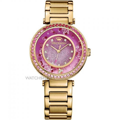 JUICY COUTURE LADIES’ CALI WATCH ~ bling crystal watches ~ designer accessories