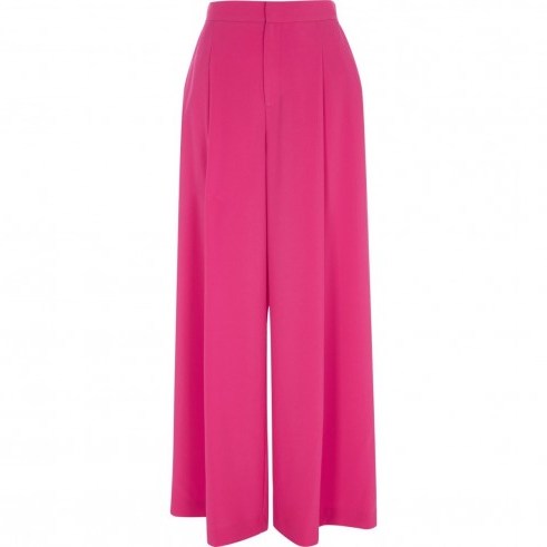 River Island Pink wide leg trousers - flipped
