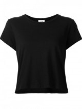 RE/DONE plain T-shirt. Black tees | womens short sleeve t-shirts