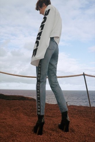 Solace London Sumner Jeans Pale Denim ~ summer fashion - flipped