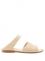 CARRIE FORBES Ahmed raffia sandals ~ beach chic