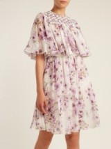 GIAMBATTISTA VALLI Anemone-print silk-georgette dress ~ beautiful floral dresses