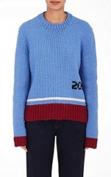 CALVIN KLEIN 205W39NYC “205” Colorblocked Sweater