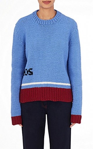 CALVIN KLEIN 205W39NYC “205” Colorblocked Sweater - flipped