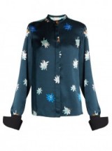 ROKSANDA Carone floral-print hammered-satin blouse ~ beautiful luxury blouses