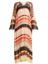 APIECE APART Ceuta-print long silk dress