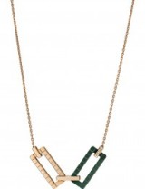 CHOPARD Rihanna Loves Chopard 18ct rose-gold and ceramic necklace