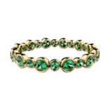 MARCELLO RICCIO Emerald 18K Gold Eternity Ring