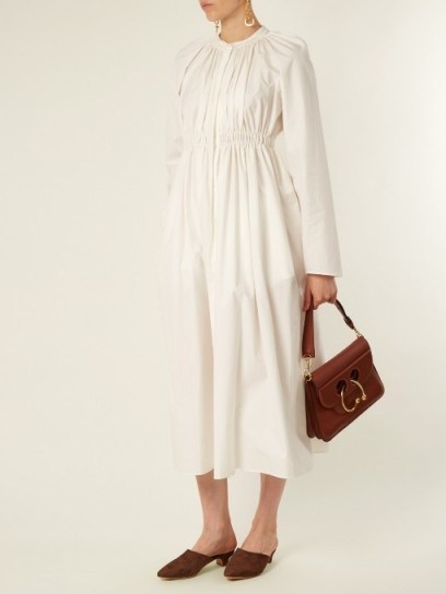 LEMAIRE Gathered-detail cotton dress - flipped