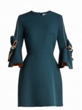 ROKSANDA Harlin bow-sleeved bonded-crepe dress