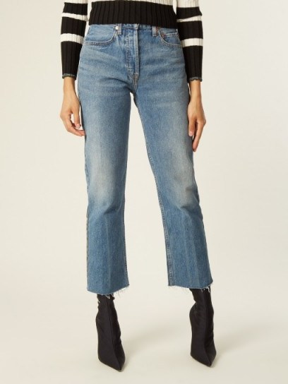 RE/DONE ORIGINALS High-rise jeans - flipped