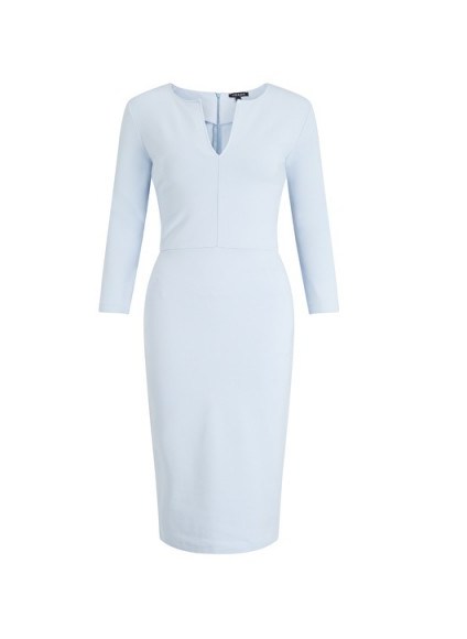 Susanna Reid soft blue KINGSBRIDGE SHIFT DRESS by Baukjen, on Good Morning Britain, 12 June 2017. Celebrity fashion | bodycon dresses - flipped