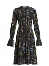 ALTUZARRA Leighton floral-print long-sleeved midi dress