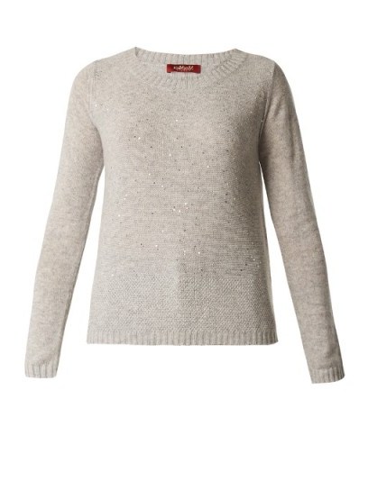 MAX MARA STUDIO Mattia sweater – sequinned sweaters - flipped