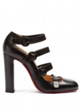 CHRISTIAN LOUBOUTIN Mistiroir 100mm leather pumps – strappy Mary Janes