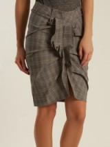 ISABEL MARANT ÉTOILE Noora Prince of Wales-checked stretch-cotton skirt
