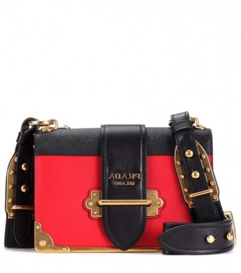 PRADA Cahier leather shoulder bag – luxe bags - flipped