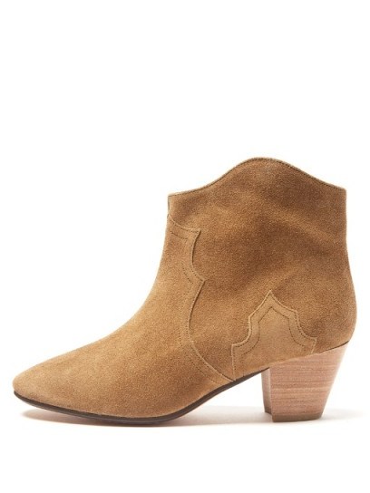 ISABEL MARANT Étoile Dicker 55mm suede ankle boots - flipped