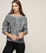 Reiss AIDA STRUCTURED CROPPED JUMPER