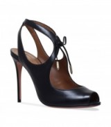 Aquazzura Riley Sandals 105 – black cut out high heels