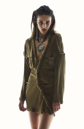 $198.00 Asilio Tangled In Trenches Dress