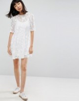 ASOS Mini Lace Smock Dress with Cami Lining