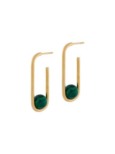 ASTLEY CLARKE Marcel Oval Hoop earrings | contemporary jewellery - flipped