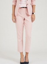 BAUKJEN AVA CIGARETTE PANT / pink crop leg trousers