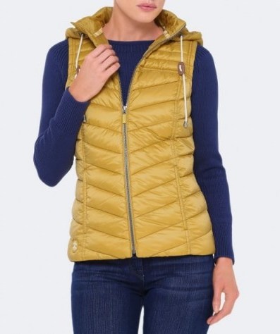 BARBOUR Lowmoore Quilted Gilet | gold tone gilets - flipped