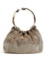 VALENTINO Bebop chainmail ring clutch bag ~ metallic bags
