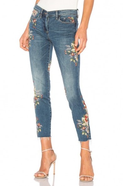 BLANKNYC EMBROIDERED SKINNY JEAN | floral jeans - flipped