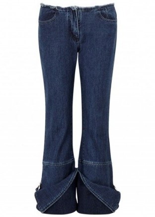 MARQUES’ALMEIDA Blue distressed cropped jeans - flipped