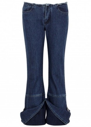 MARQUES’ALMEIDA Blue distressed cropped jeans