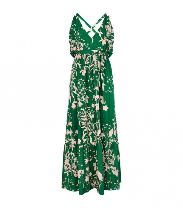 Borgo De Nor Violeta Ruffled Floral Maxi Dress – pretty prints