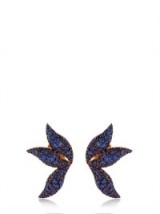 BUJA FLOW SAPPHIRE EARRINGS | blue sapphires | rose gold jewellery
