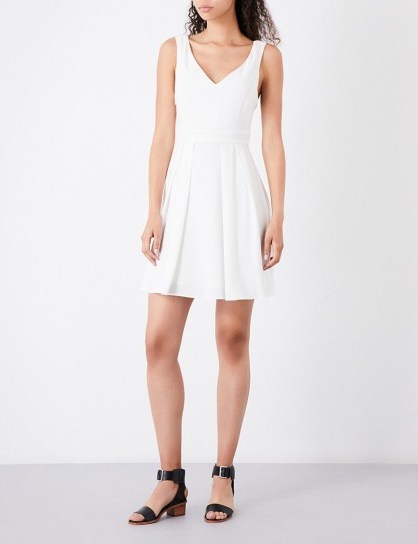 CLAUDIE PIERLOT Rencontre fit-and-flare crepe dress - flipped