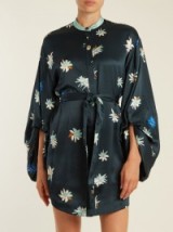 ROKSANDA Dalia floral-print hammered satin dress