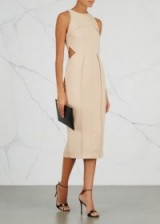 FINDERS KEEPERS Divide almond midi dress