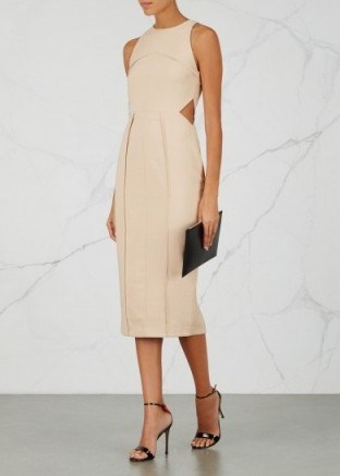 FINDERS KEEPERS Divide almond midi dress - flipped