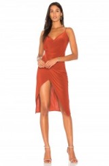 Donna Mizani LEONA DRESS | draped plunge front dresses