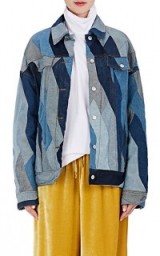 DRIES VAN NOTEN Vidale Quilted Denim Jacket | blue patchwork jackets