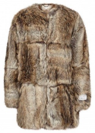 STELLA MCCARTNEY Elina oversized faux fur coat | luxe winter coats - flipped