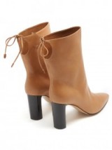 THE ROW Emil leather ankle boots