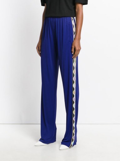 EMILIO PUCCI striped laterals drawstring trousers - flipped