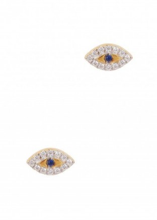 MISSOMA Evil Eye 18kt gold vermeil stud earrings