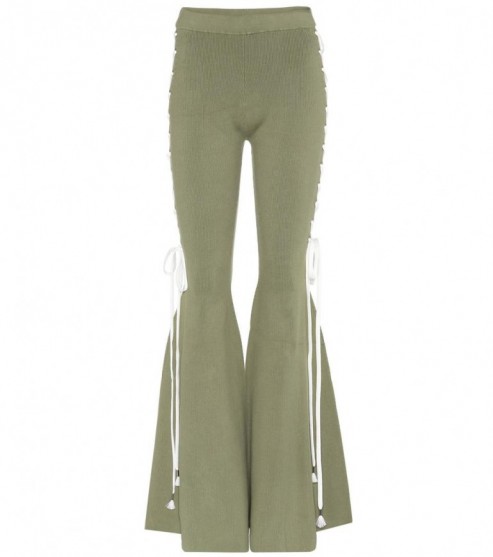 FENTY BY RIHANNA Cotton-blend flared trousers