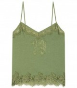 FENTY BY RIHANNA Lace-trimmed cotton camisole