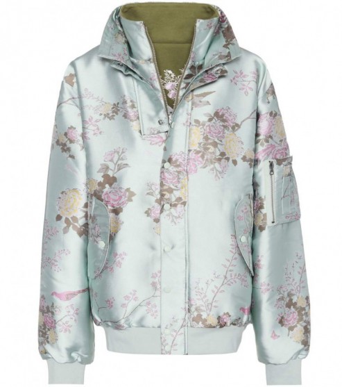 FENTY BY RIHANNA Reversible bomber jacket | satin floral jackets