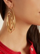 ELLERY Forbidden Fruit gold-plated earrings ~ statement jewellery